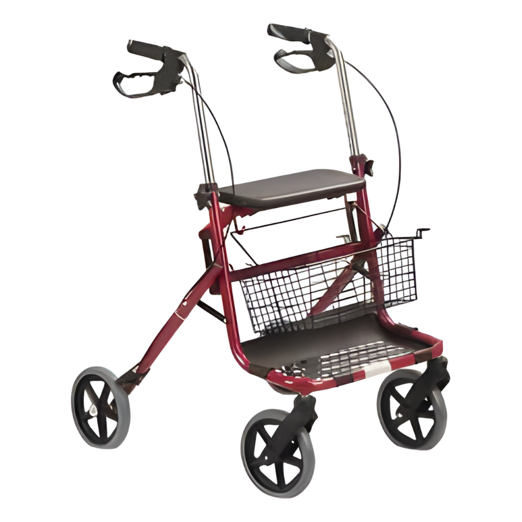 Caminador Rollator en Acero